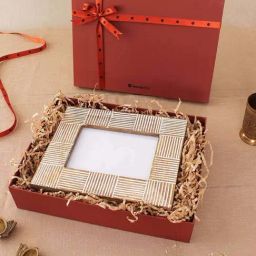 House This Kangto Brown & White Wood Photo Frame-image-58