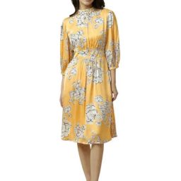 Allen Solly Yellow Floral Dress-picture-14