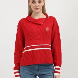 TOMMY HILFIGER Red Cotton Graphic Print Sweatshirt-picture-45