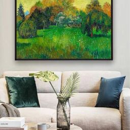 The Art House The Poets Garden By Van Gogh Framed Wall Art - 28 x 23 Inch-picture-16