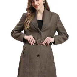 Monte Carlo Brown Textured Coat-picture-43