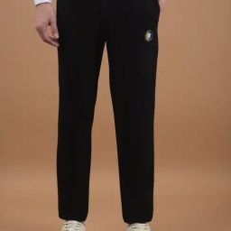 Cantabil Men's Solid Black Solid Full Length Lower-image-43