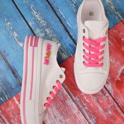 Jove Women's White Casual Sneakers-image-29