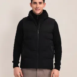 U.S. Polo Assn. Blue Regular Fit Quilted Hooded Jacket-picture-19