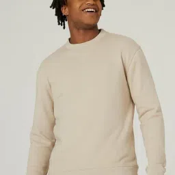 Domyos by Decathlon Off White Slim Fit Sweatshirt-picture-5