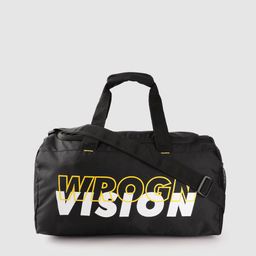 WROGN Brand Logo Printed Medium Duffel Bag-24