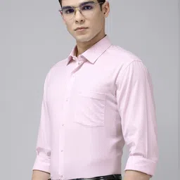 Arrow Pure Cotton Self Design Manhattan Slim Fit Formal Shirt-picture-39
