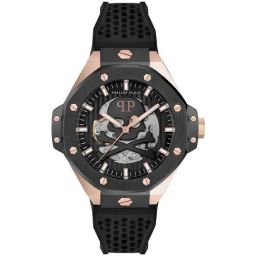 PHILIPP PLEIN Plein $Keleton Royal Men Black Round Dial Analog Watch - PWPFA0224-image-58