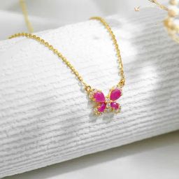 malabar gold and diamonds Malabar Gold & Diamonds BIS hallmarked (916) 22k Yellow Gold Necklace for Women,Semi Long Necklace-picture-24