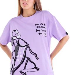 Bewakoof Purple Printed T-shirt-picture-15