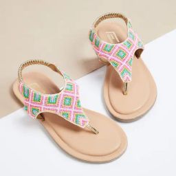 Fame Forever by Lifestyle Girls Pink Ankle Strap Sandals-image-42