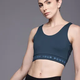 HRX by Hrithik Roshan Rapid Dry Anti Microbial Lightly Padded Training Bra-picture-7