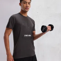 HRX by Hrithik Roshan Rapid-Dry Typography Print Training T-shirt-picture-41