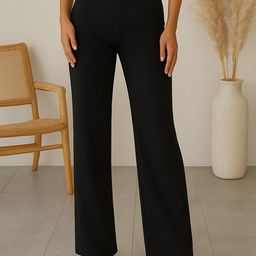 Next One Women Smart High-Rise Easy Wash Regular Trousers-picture-19