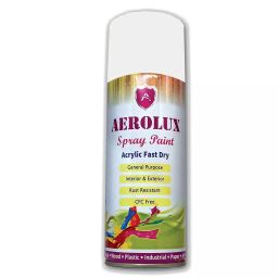 Aerolux Multipurpose Matt White Spray Paint 400 ml-28