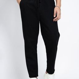 SHOWOFFFF Men Tapered Fit Low-Rise Cotton Trouser-picture-31