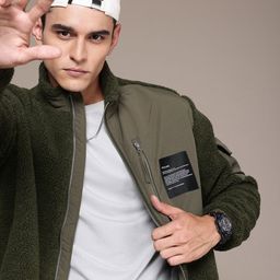 FCUK Mock Collar Tailored Jacket-image-9