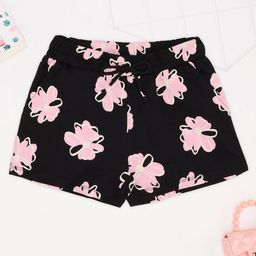 Pantaloons Junior Girls Floral Printed Hot Pants Shorts-image-53