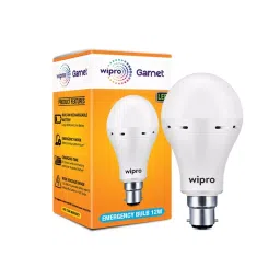 Wipro White Garnet Emergency Light Bulb 12W NE1201-36