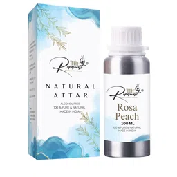 THE RUPAWAT Perfumery House Rosa Peach Natural & Alcohol Free Attar - 100 ml-image-50
