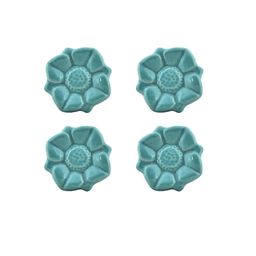 The Decor Mart Set Of 4 Green Ceramic Decorative Knobs-4