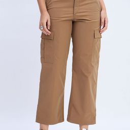 Nun Women Relaxed Loose Fit Cargos Trousers-image-12