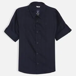 Allen Solly Junior Boys Slim Fit Opaque Striped Casual Shirt-picture-20