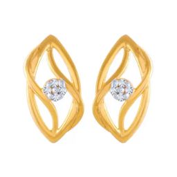 P.C. Chandra Jewellers 14 kt Gold Earrings-picture-24