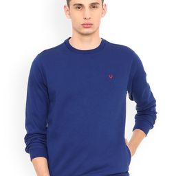 Allen Solly Men Blue Solid Sweatshirt-picture-44