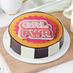 Girl Power Photo Cake (Half Kg)-image-88