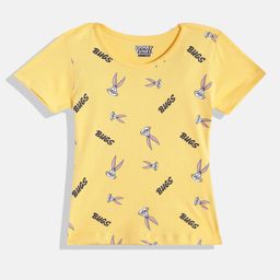 Eteenz Girls Premium Cotton Bugs Bunny Printed T-shirt-image-26