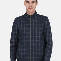 Monte Carlo Checked Woollen Tailored Jacket-image-7