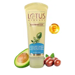 Lotus Herbals Jojobawash Set Of 3 Active Milli Capsules Nourishing Face Wash-120ml Each-30