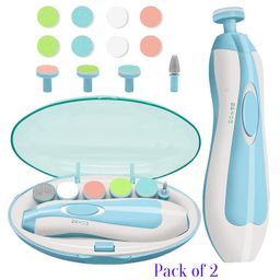 Boxot Impex  Baby Nail Trimmer Electric Safe Baby Nail Grooming Kit Pack of 2 - Blue-image-96