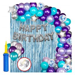 Puchku Frozen Mermaid Theme Birthday Decorations - Pack of 95-image-24