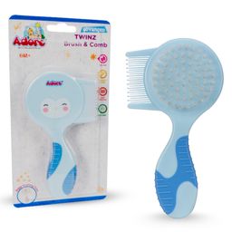 Advanced Twinz Baby Brush & Comb Grooming Set - Blue-93