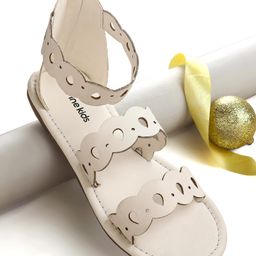 Pine Kids Zip Closure Sandals - White-image-59
