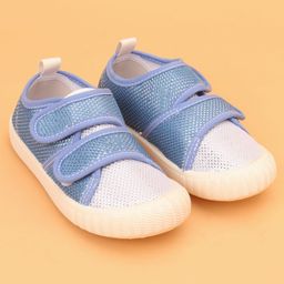 Cute Walk by Babyhug Velcro Closure Colour Block Casual Shoes - Blue-picture-47