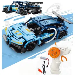 Elecart Remote Control Sports Car Building Set 1:16 Scale Model, 395 Pieces, STEM Construction Kit with Realistic Design & Remote Functions Educational Racing Toy for Kids Ages 6-14-picture-39