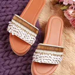 Soul Roots Women Stone And Beads Wedge Heels-image-50