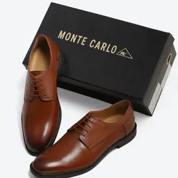 Monte Carlo Men Genuine Leather Formal Derbys-image-76