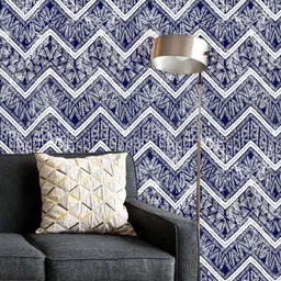 ArtzFolio Printed UV-Resistant Anti-Bacterial Ethnic Vintage PatternPeel & Stick Wallpaper-image-58