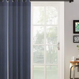 HOSTA HOMES Navy Blue Long Door Curtain-picture-15