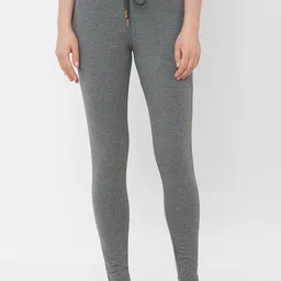 Sweet Dreams Women Charcoal Grey Solid Cotton Lounge Pants-picture-11