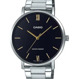 Casio Enticer Men Black Analogue watch A1612 MTP-VT01D-1BUDF-14