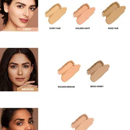 Lakme Xtraordin-airy Compact, 2 In 1 Compact + Foundation, Lightweight - Rose Fair, 9g image 4