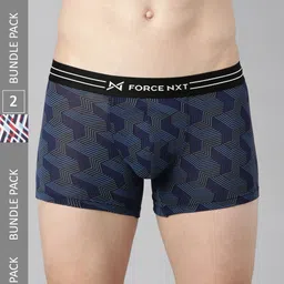 Force NXT Men Pack Of 2 Assorted Pure Cotton Trunks FS-21P-PRINT5-PRINT1-PO2-picture-57