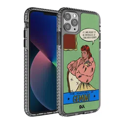 DailyObjects Green Gemini Printed Stride 2.0  iPhone XS Max Back Case-57