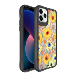 DailyObjects Transparent & Yellow Sunflower Nostalgia iPhone 11 Pro Back Case-11