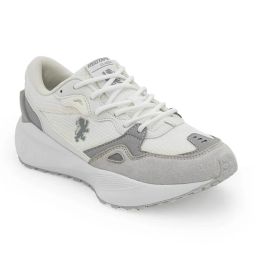 Red Tape Women Colorblocked White and Grey Lifestyle Sneakers-picture-5